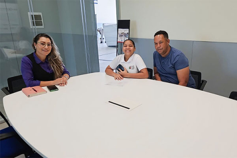 Traslado del equipo de admisiones a las instalaciones de UNIROMANA