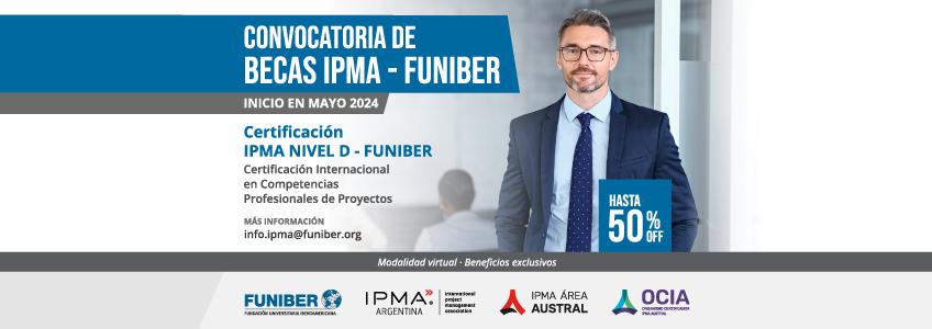 UNIROMANA invita a participar en la convocatoria de becas IPMA Nivel D - FUNIBER