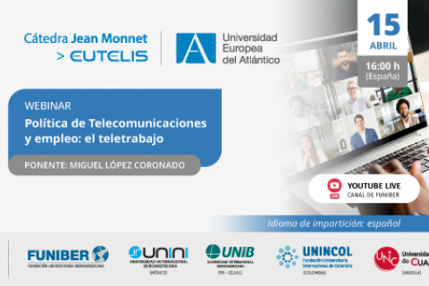 UNIROMANA organiza el webinar «Política de Telecomunicaciones y empleo: el teletrabajo»