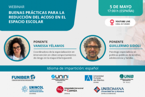UNIROMANA organiza el webinar «Buenas prácticas para la reducción del acoso en el espacio escolar»