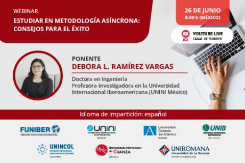 UNIROMANA organiza el webinar «Estudiar en metodología asíncrona: consejos para el éxito»