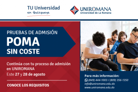UNIROMANA celebra el éxito de la primera ronda de la prueba POMA y anuncia nuevas fechas 