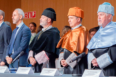 UNIROMANA refuerza su proyección internacional con su participación  en la ceremonia de apertura del nuevo curso académico de UNEATLANTICO 