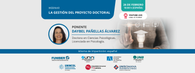 Webinar gestión del proyecto doctoral